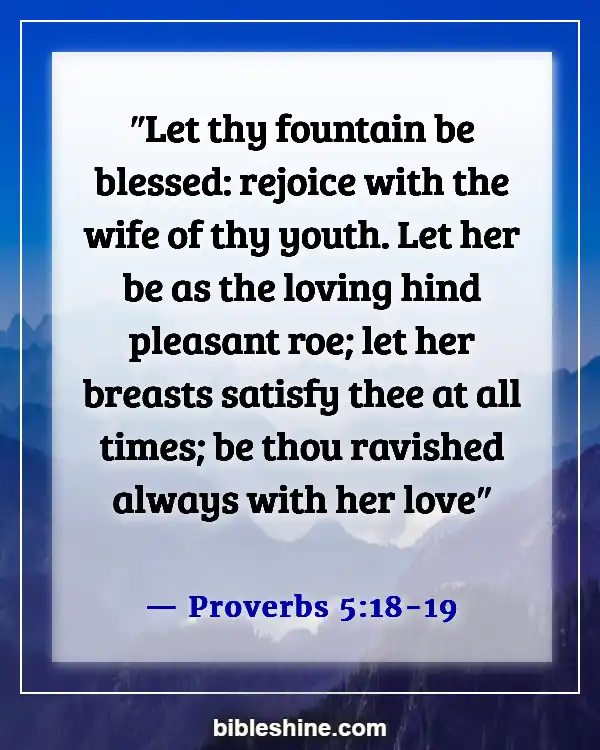 Bible Verses About Love And Trust In Marriage (Proverbs 5:18-19)