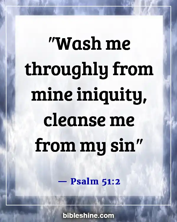 Bible Verses About Confessing Sins (Psalm 51:2)