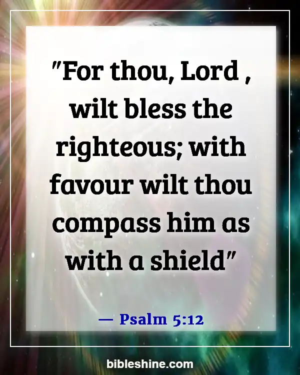 Bible Verse For Good Luck (Psalm 5:12)