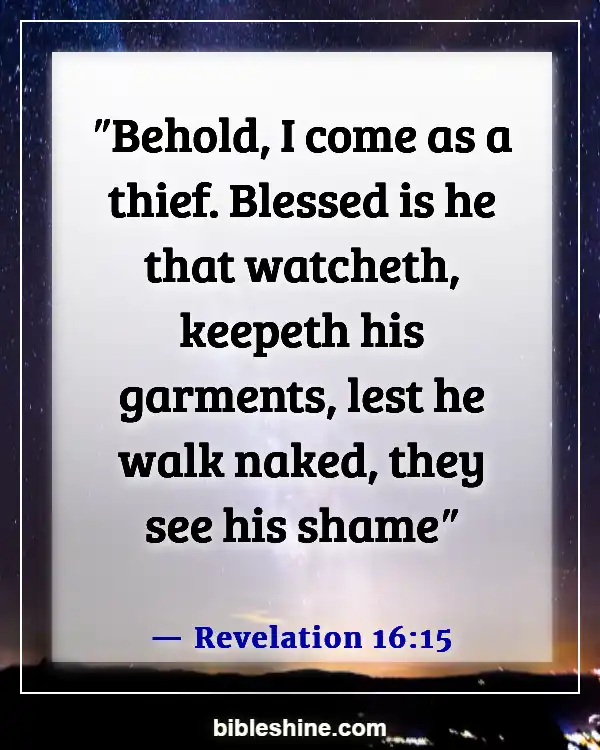 Bible Verses About Awake (Revelation 16:15)