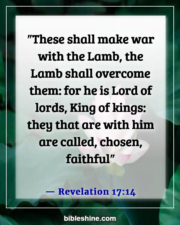 Bible Verses God Will Fight For You (Revelation 17:14)