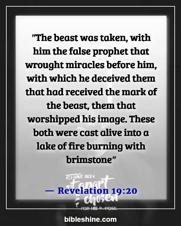 Bible Verses About Eternal Death (Revelation 19:20)