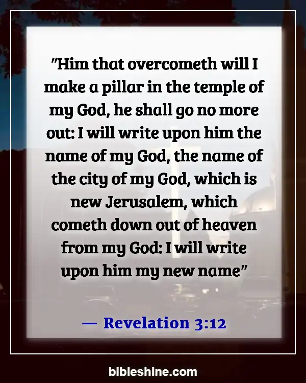 Bible Verses About Going To Heaven (Revelation 3:12)