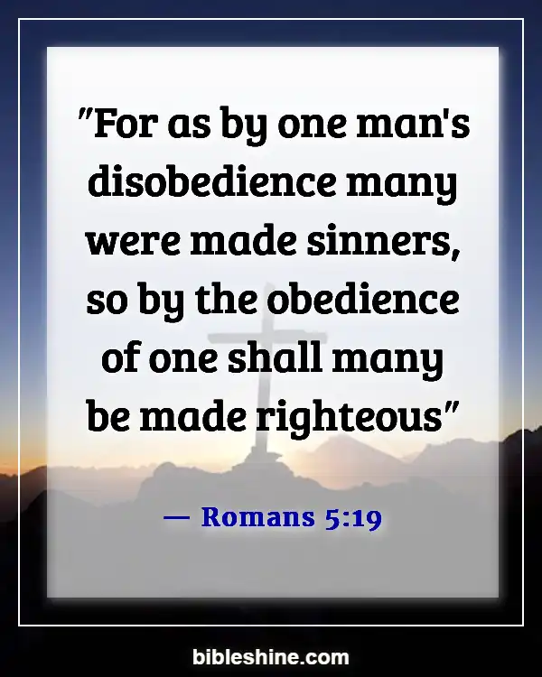 Bible Verses About Righteousness (Romans 5:19)