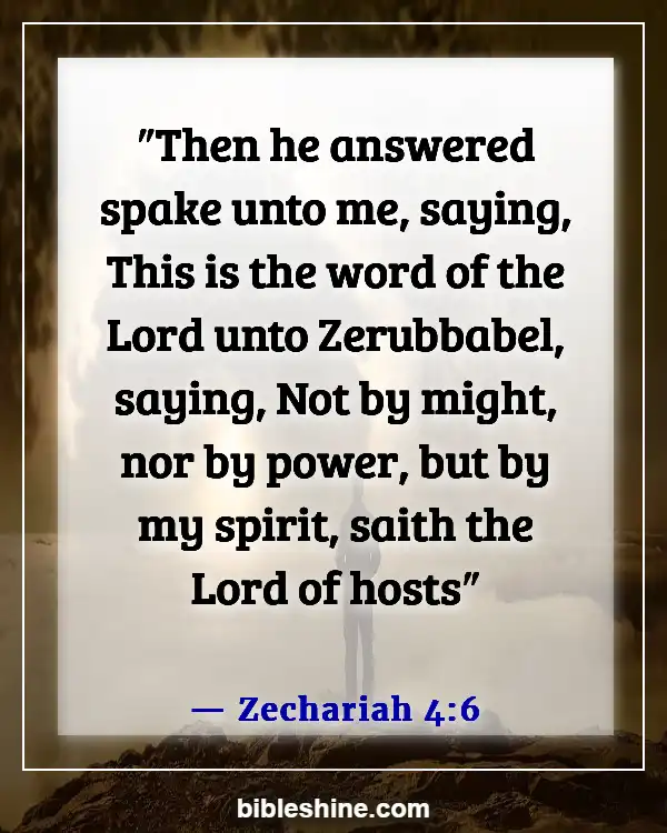 Bible Verses God Will Fight For You (Zechariah 4:6)