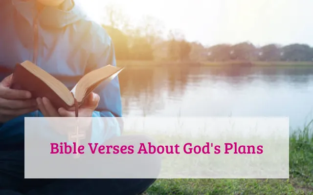 Bible Verses About God's Plans