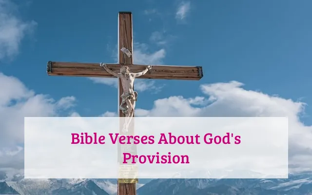 Bible Verses About God's Provision