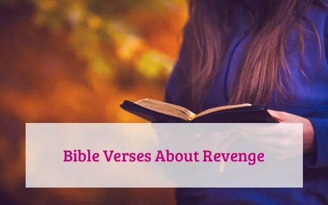 Bible Verses About Revenge